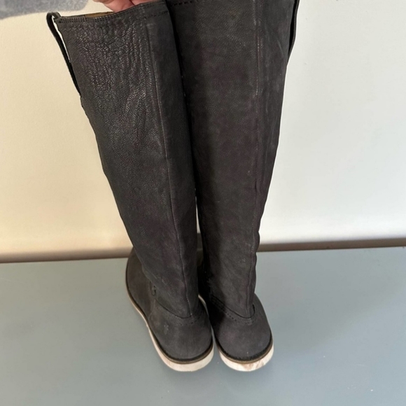 Frye Celia Black Leather Riding boots - Picture 5 of 9